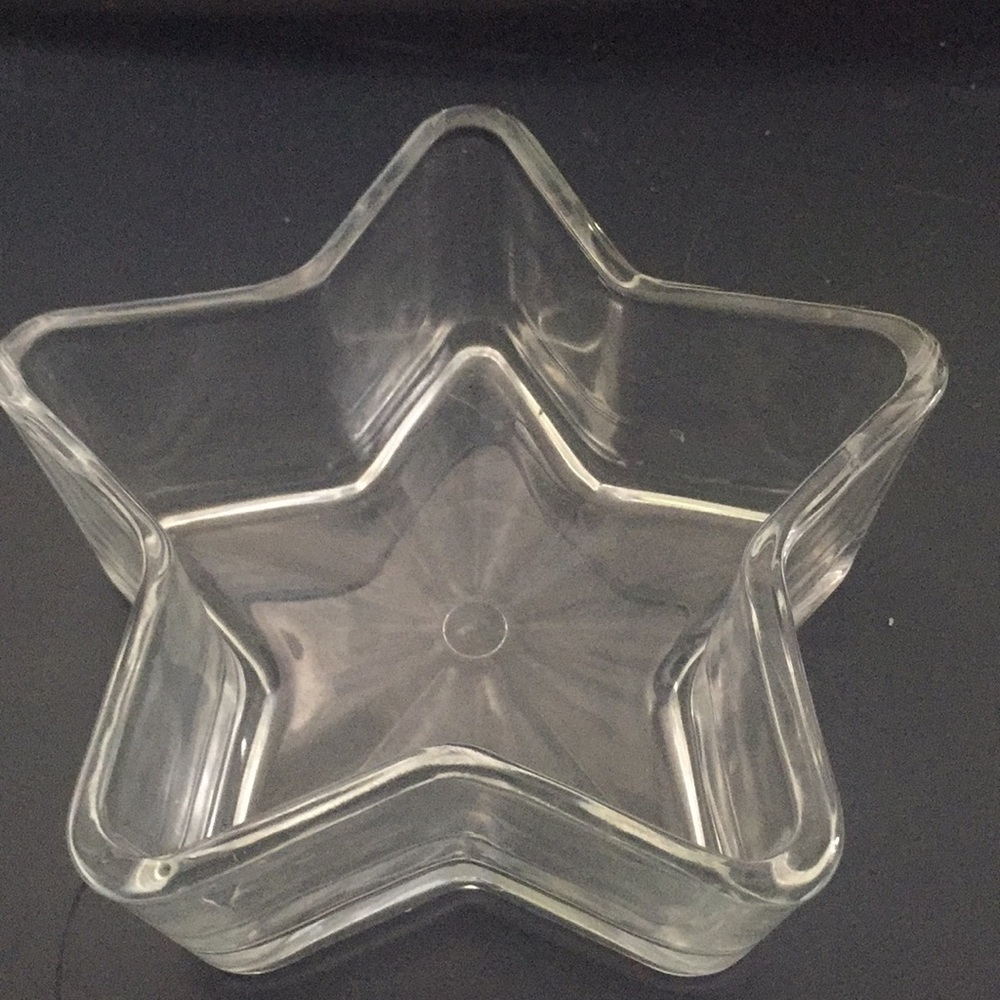 Star Shaped Glass Dish